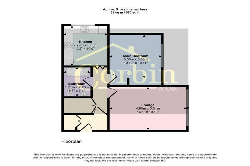 Pinelands Court, Bournemouth, Dorset 1 bed flat to rent - £1,000 pcm (£231 pw)